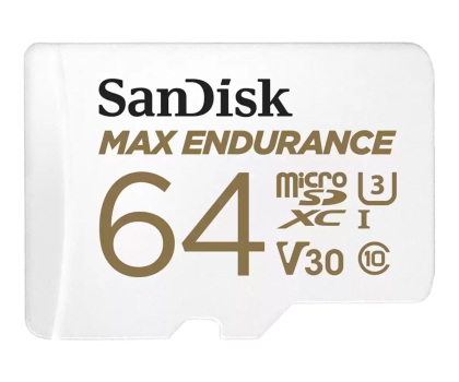 Karta pamięci Sandisk 64GB microSDXC Max Endurance UHS-I U3 V30
